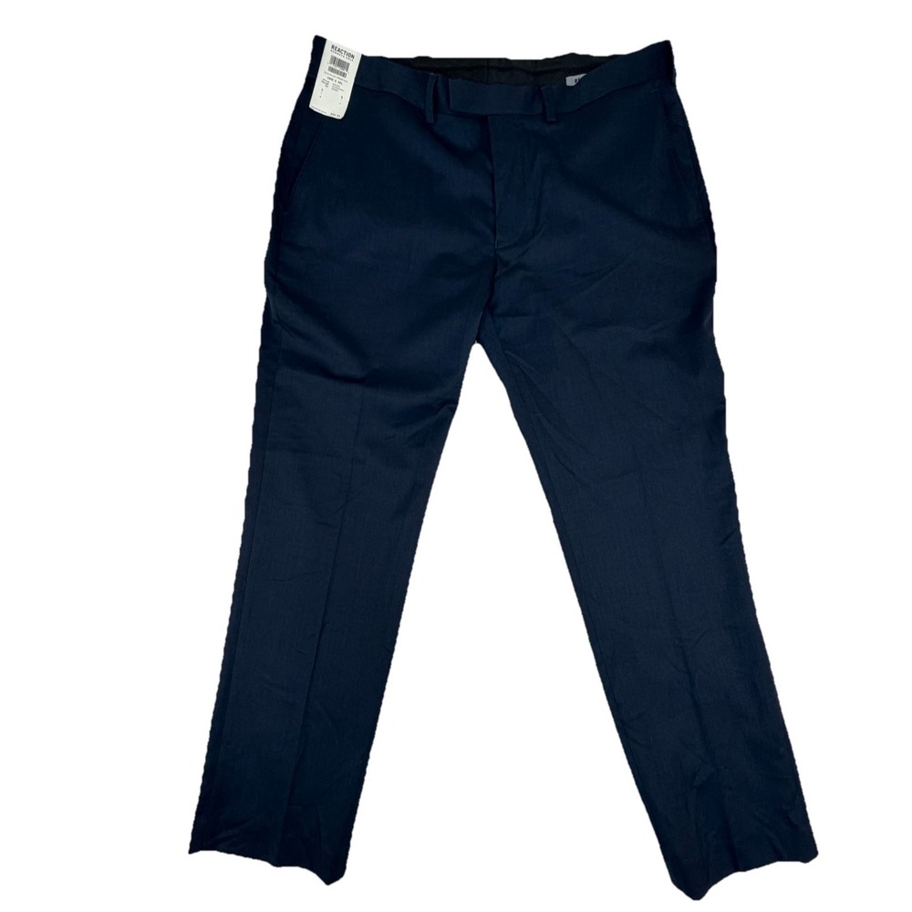 NWT Kenneth Cole‎ Reaction Slim Fit Pin Dot Men's Dress Pants Sz 38x30 MSRP $95